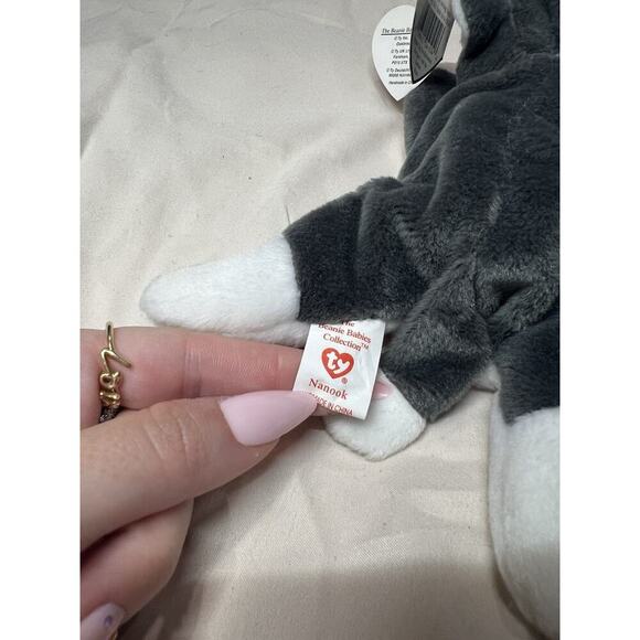 Ty Beanie Baby "NANOOK" Husky Dog Original Stuffed Toy 1996 (All Tags) - Picture 4 of 5